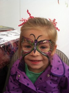 Butterfly face!!