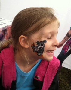 Her favorite animal is a koala. I had to ask how you spelled it. I guess I don't write the word koala often enough.