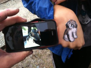 They requested I do a picture of their dog, from the iPhone. 