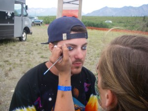 He asked for eyeballs on his eyelids. 