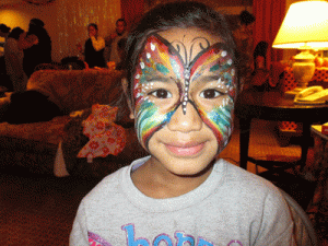 Sarah Glaser Face painting Halloween